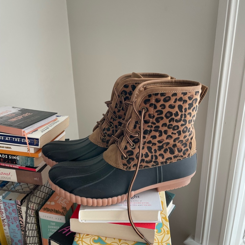 Leopard Print Booties!